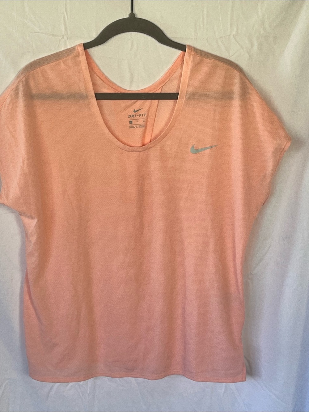 Nike Peach Short Sleeve Dri-FIT Women's Tee